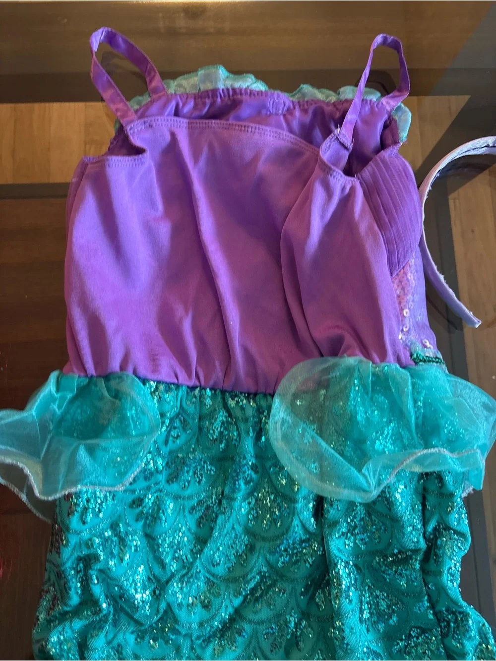 Purple & Teal Mermaid Dress-Up Costume for Kids size 5/6